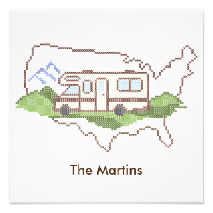 Foto Personalizar Su Viaje Por Carretera Poster EE.UU.