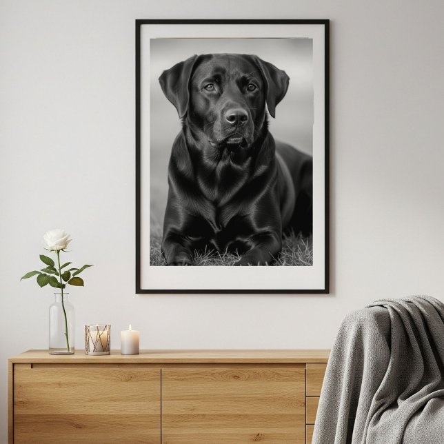 Foto Personalized pet photo poster, pet memorial gift (Subido por el creador)
