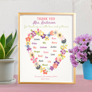 Foto Personalized thank you gift for the teacher