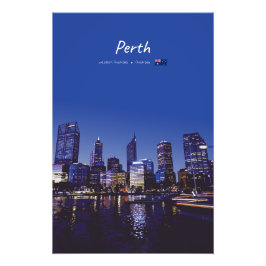 Foto Perth, Australia - Horizonte de la ciudad de noche