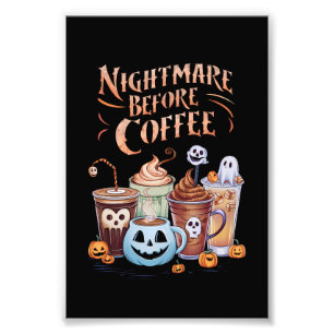 Foto Pesadilla antes del café de calabaza con especias 
