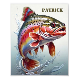 Foto Pesca de trucha arcoiris vintage - Pesca de pescad