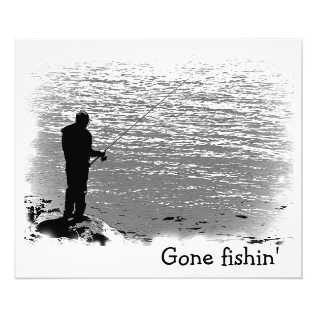 Foto Pesca en el lago (Frente)