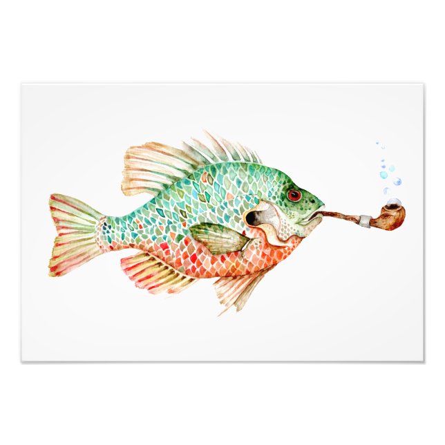 Foto Pescado con una tubería (Frente)