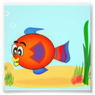 Foto Pescados del dibujo animado