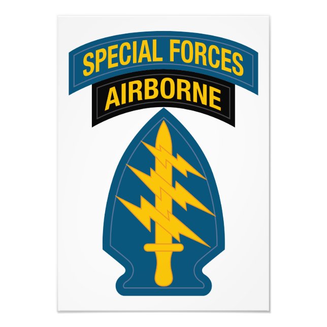 Foto Pestaña aérea de las fuerzas especiales (Frente)