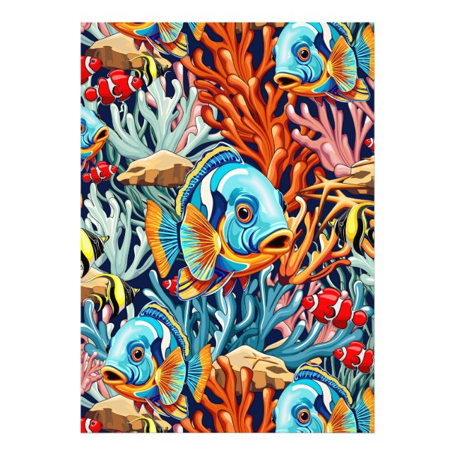 Foto Pez Tropical Colores Verano Vibraciones (Frente)