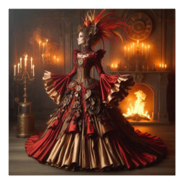 Foto Phoenix Fire Queen Steampunk Victorian Industrial