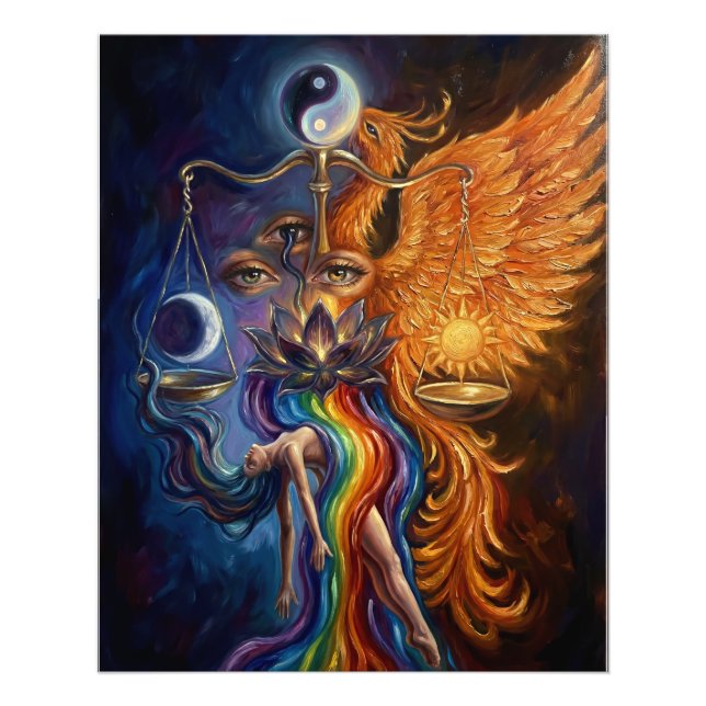 Foto Phoenix & Lotus Spiritual Photo Enlargement Wall A (Frente)