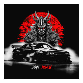 Foto Phonk de deriva del coche del Demon Samurai JDM