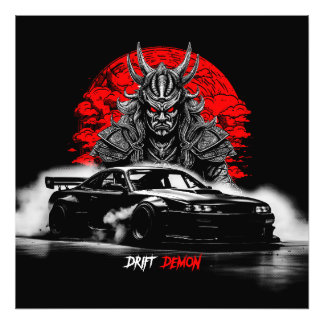 Foto Phonk de deriva del coche del Demon Samurai JDM
