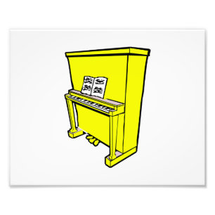 Foto piano vertical amarillo magnífico con music.png