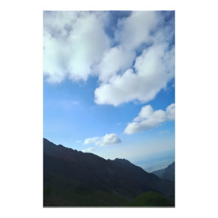 Foto Picos del Cielo Azul de los Cárpatos – Arte de Mon