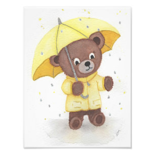 Foto Pie de oso en la lluvia