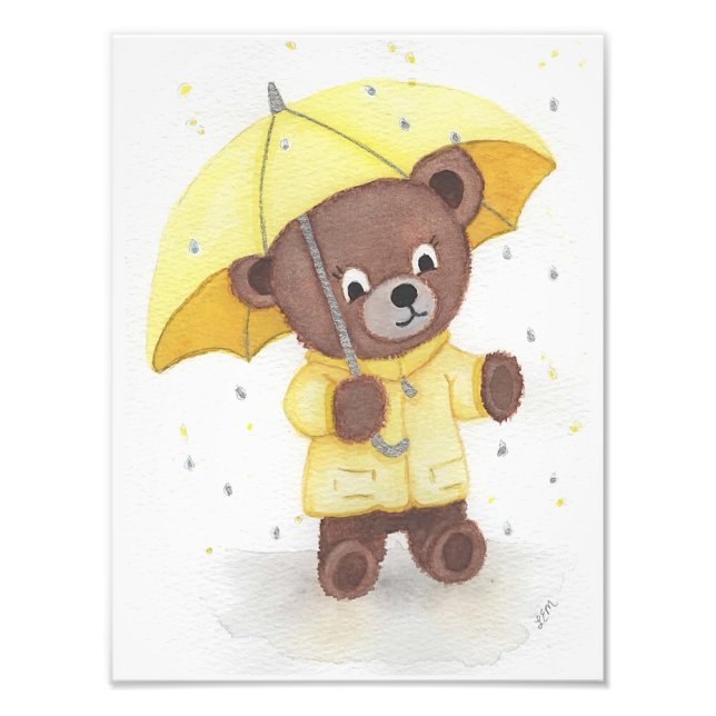 Foto Pie de oso en la lluvia (Frente)