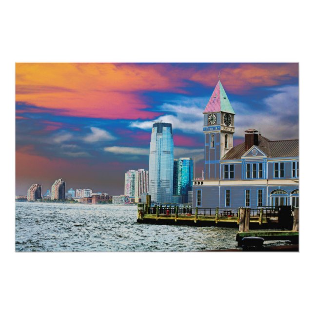 Foto Pier A Lower Manhattan New York City Poster de EE. (Frente)