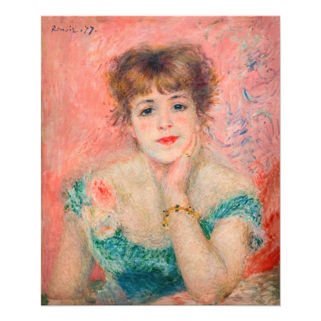Foto Pierre-Auguste Renoir - Actriz Jeanne Samary (Frente)