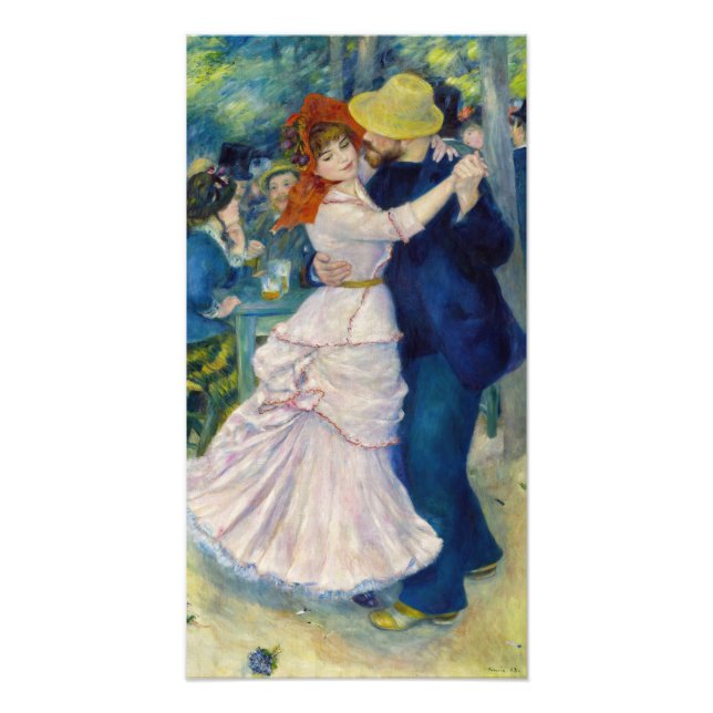 Foto Pierre-Auguste Renoir - Baile en Bougival (Frente)