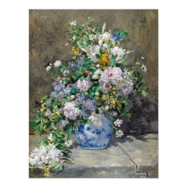 Foto Pierre-Auguste Renoir - Bouquet de primavera (Frente)