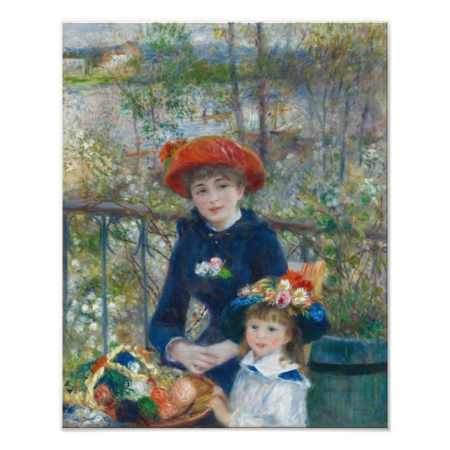 Foto Pierre-Auguste Renoir - Dos Hermanas (Frente)