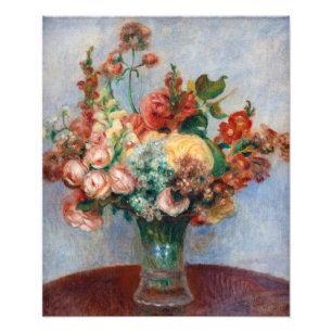 Foto Pierre-Auguste Renoir - Flores en una plaza