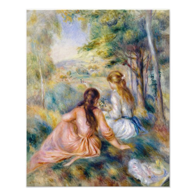 Foto Pierre-Auguste Renoir - In the Meadow (Frente)