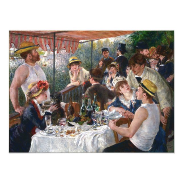 Foto Pierre-Auguste Renoir - Luncheon del Fiesta de Boa (Frente)