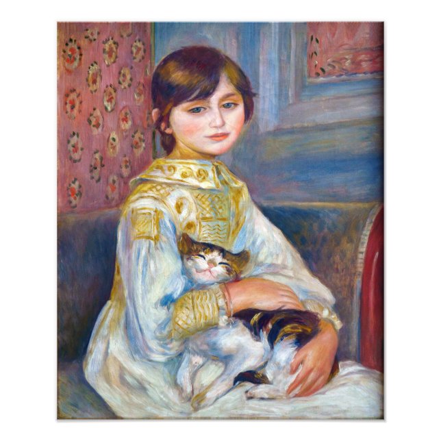Foto Pierre-Auguste Renoir - Niño con gato (Frente)