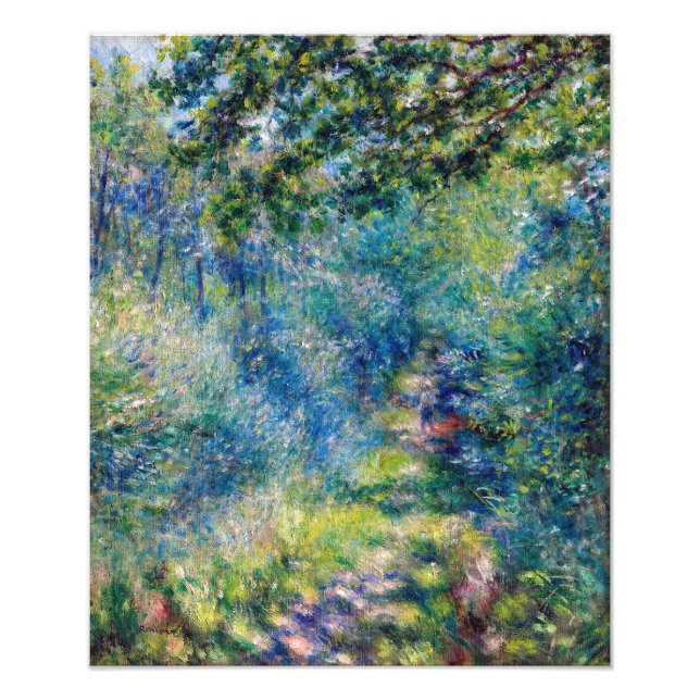 Foto Pierre-Auguste Renoir - Sendero por el bosque (Frente)