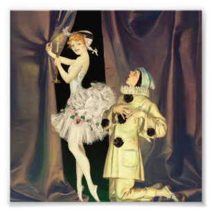 Foto “Pierrot y Columbine” de FX Leyendecker