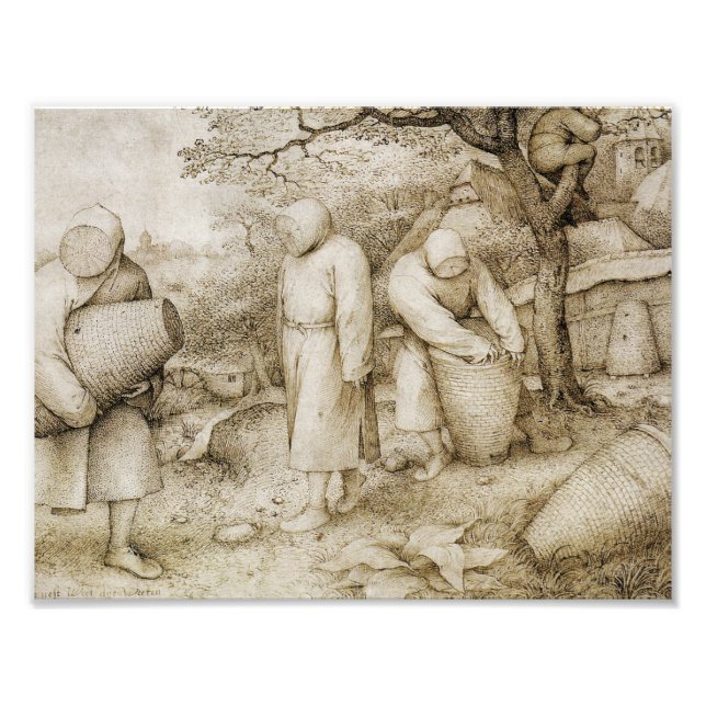 Foto Pieter Bruegel el anciano - Los apicultores (Frente)