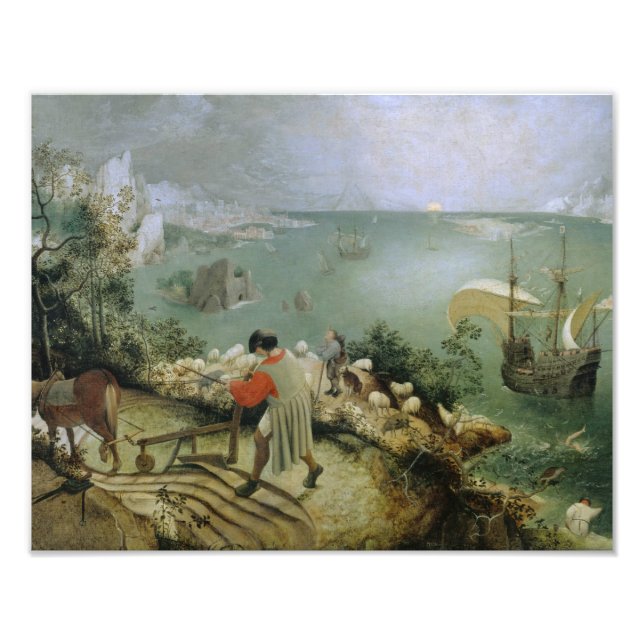 Foto Pieter Bruegel, el anciano y paisaje otoñal de Ica (Frente)