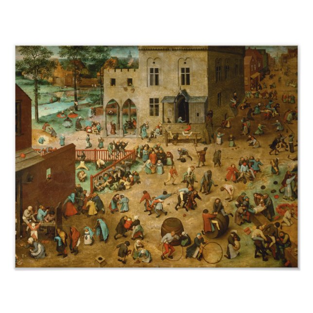 Foto Pieter Bruegel el mayor - Juegos infantiles (Frente)