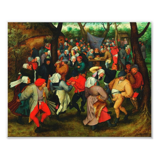 Foto Pieter Bruegel El Viejo - El Baile Boda (Frente)