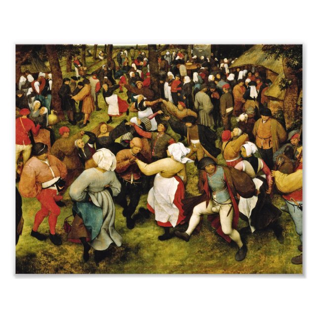 Foto Pieter Bruegel El Viejo - El Baile Boda (Frente)