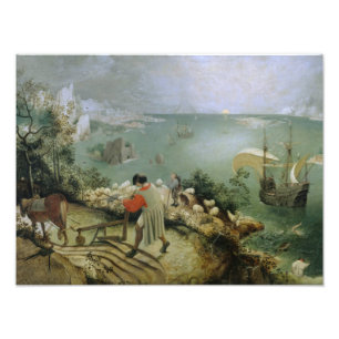 Foto Pieter Bruegel la anciano - caída del paisaje de
