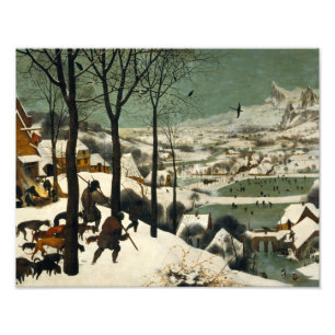 Foto Pieter Bruegel la anciano - cazadores en la nieve