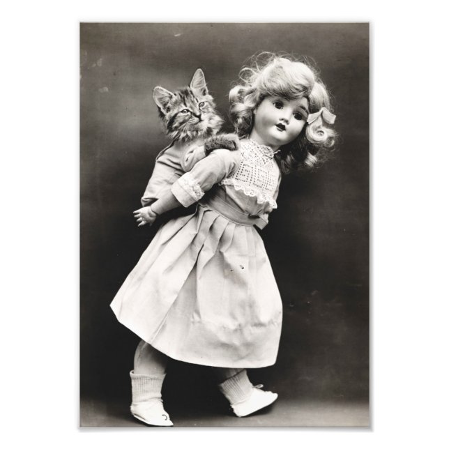 Foto Piggyback Cat & Doll (Frente)