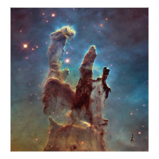 Foto Pilares de la Creación, Nebulosa del Águila Hubble