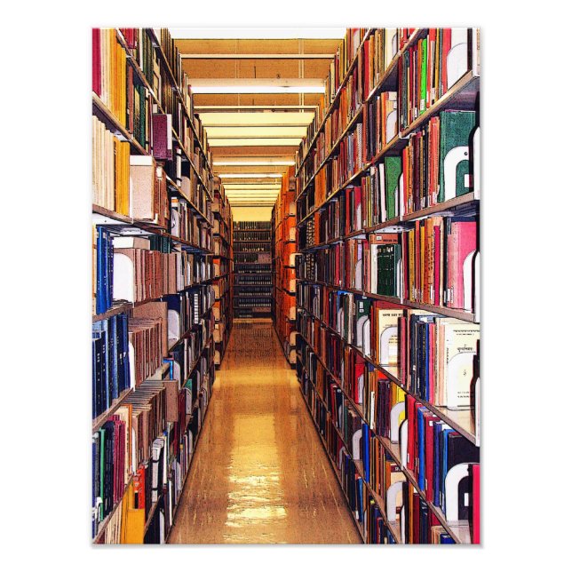 Foto Pilas de biblioteca (Frente)