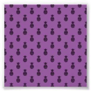 Foto Piña Tropical Fruta de Verano Morado Negro