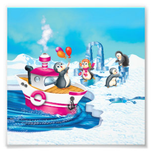 Foto pingüinos en la Antártida