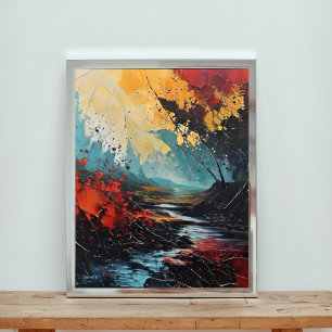 Foto Pintado paisajístico tranquilo: Escape a la sereni