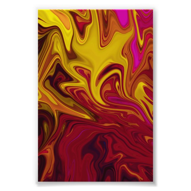 Foto Pintura abstracta colorida (Frente)