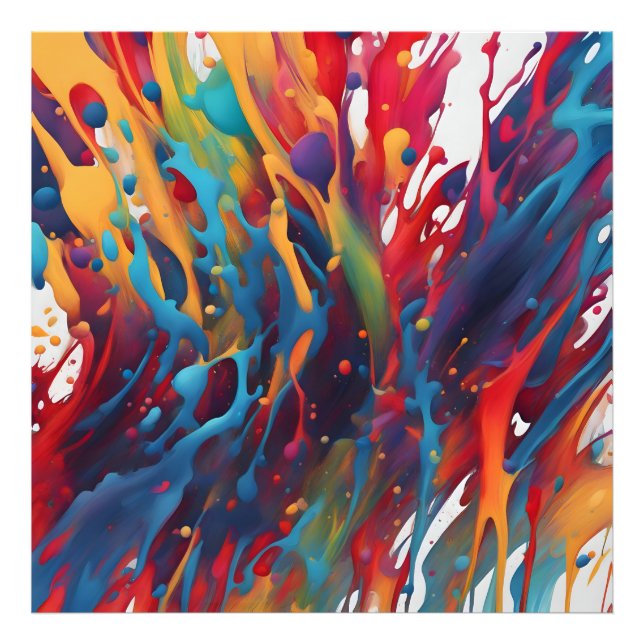 Foto Pintura abstracta de arte (Frente)