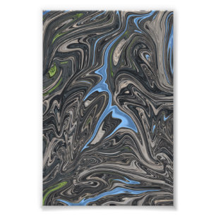 Foto Pintura abstracta del río Mejor resumen paisajís