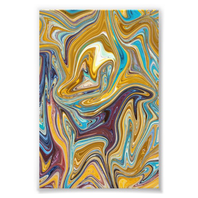 Foto Pintura abstracta y desordenada | Mejor arte abstr (Frente)