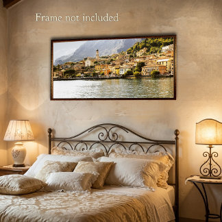 Foto Pintura acrílica del Garda Italia Mediterráneo