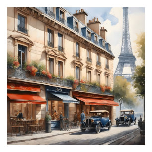 Foto Pintura acuarela de París