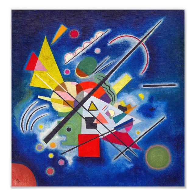 Foto Pintura azul | Wassily Kandinsky | (Frente)